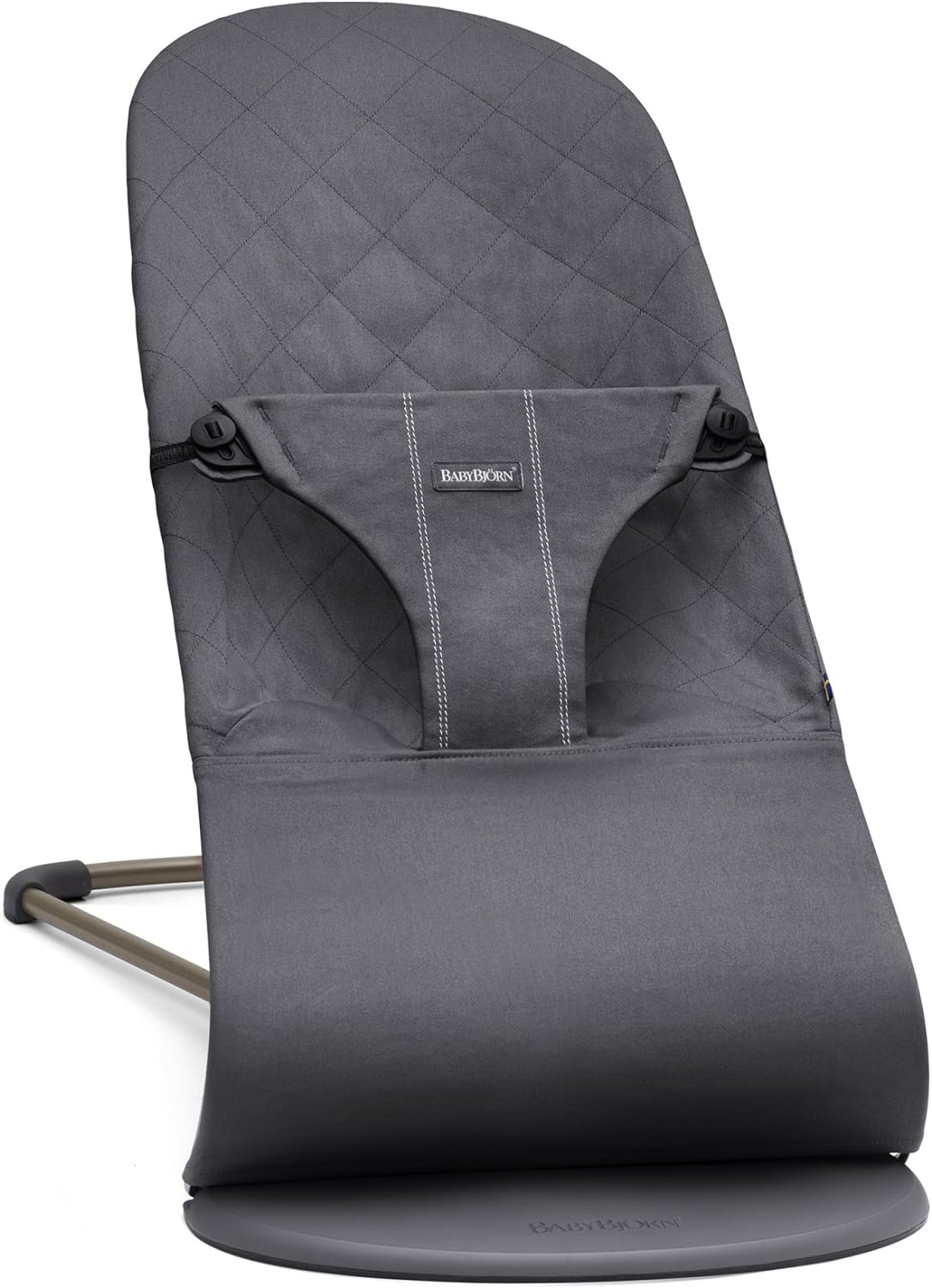 BabyBjorn Bouncer Bliss, Woven, Classic quilt, Anthracite