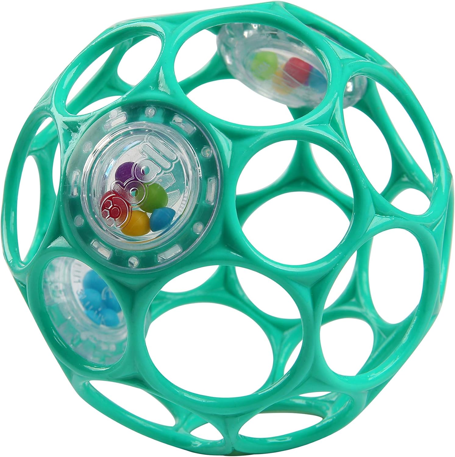 Bright Starts Oball Rattle Easy-Grasp Toy, Ages Newborn Plus