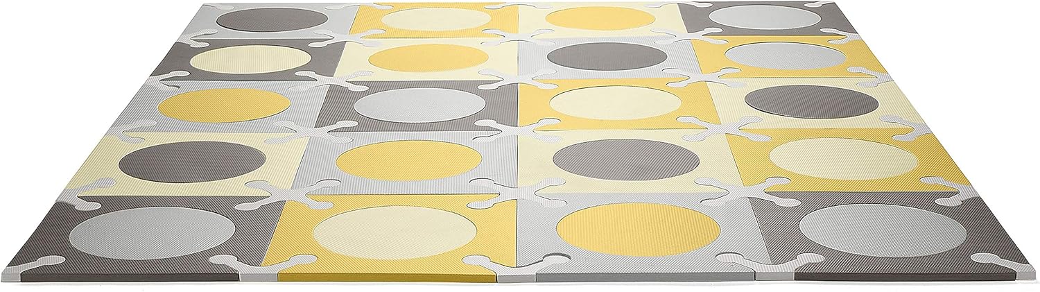 Skip Hop Playspot Floor Tiles (Gold & Grey)