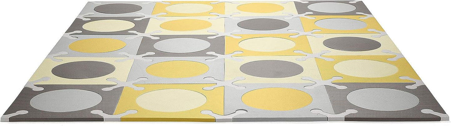 Skip Hop Playspot Floor Tiles (Gold & Grey)