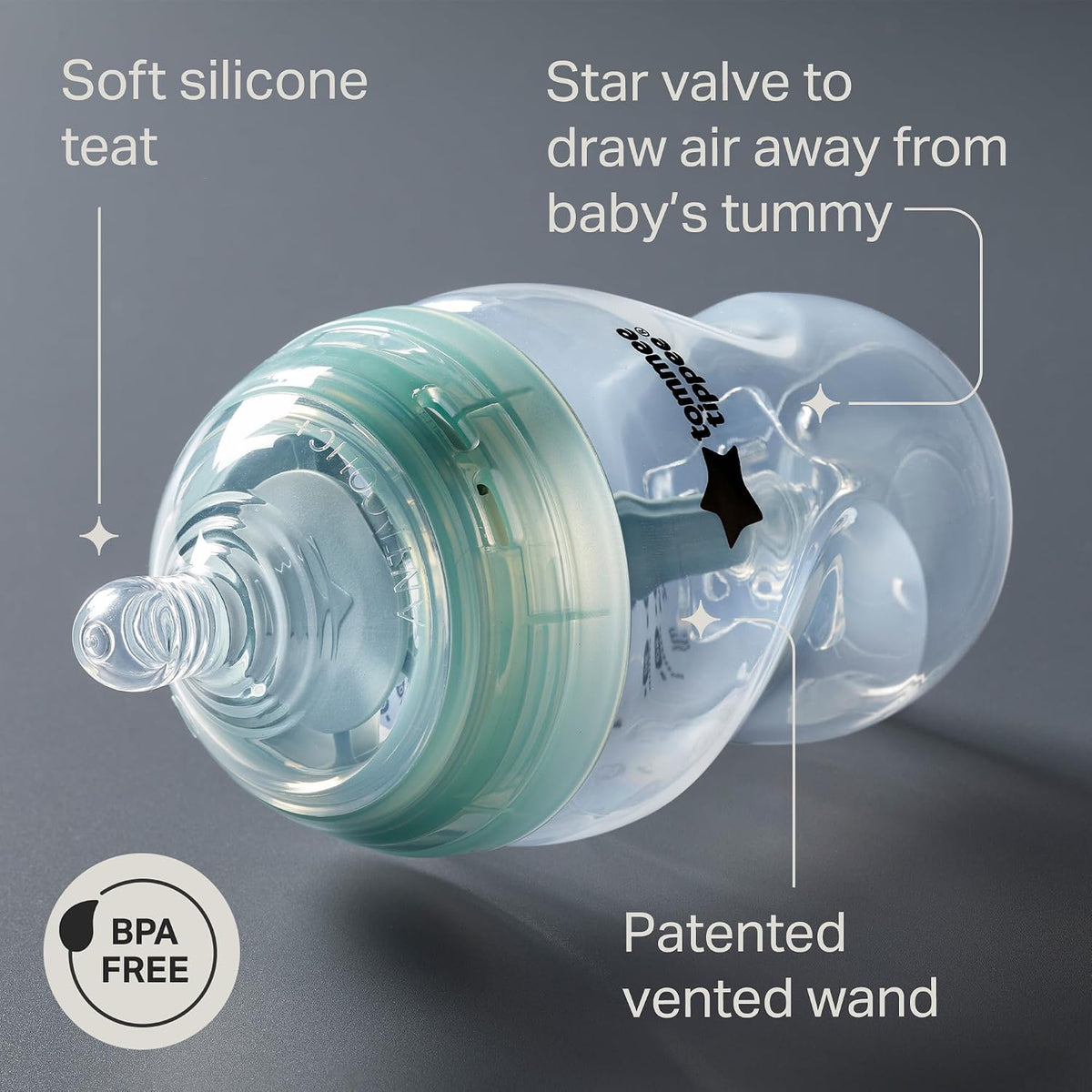 Tommee Tippee Advanced Anti Colic Bottle Slow Flow (260ml) - Pack of 2
