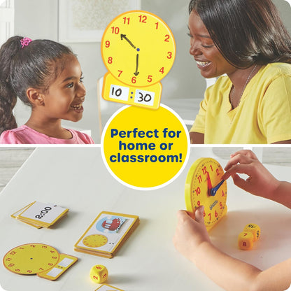 Learning Resources - Time Activity Set Teaching Clock for Kids