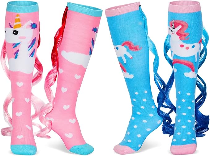 Tarpop Unicorn Socks for Woman 2 Pairs