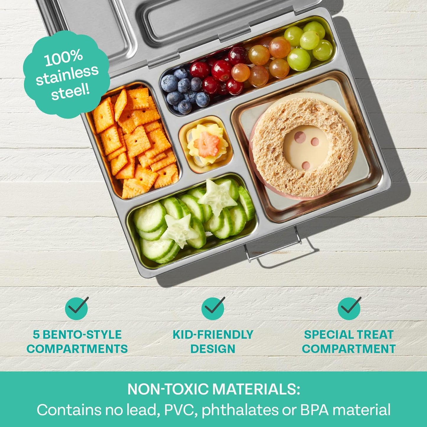Planet Box Rover Stainless Steel Lunch Box Set