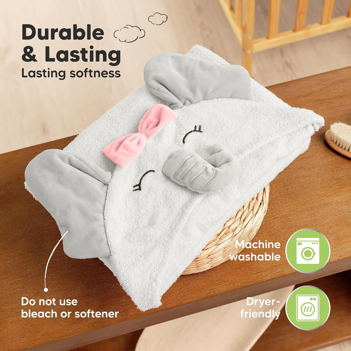 Keababies PlayPals Hooded Towel (Ella)
