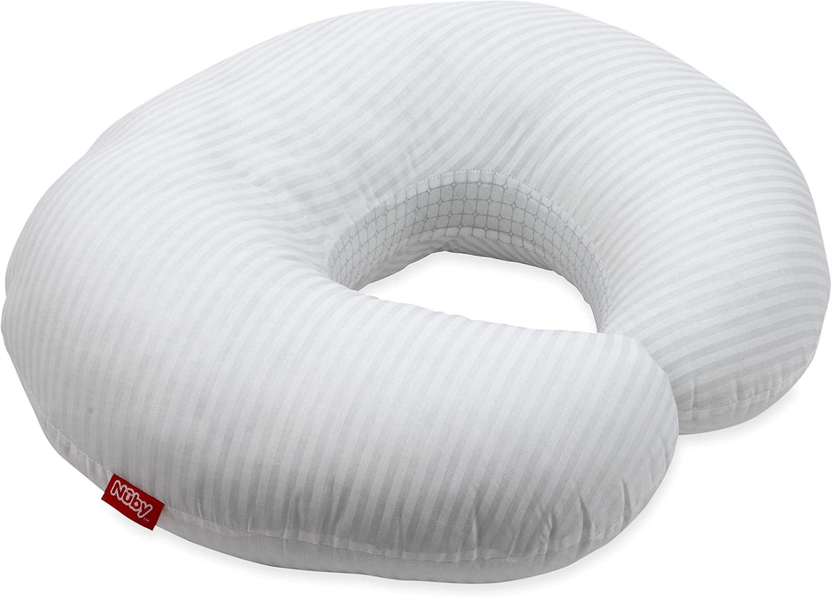 Dr. Talbot's Nursing Pillow, Baby Feeding Support Pillow (White)