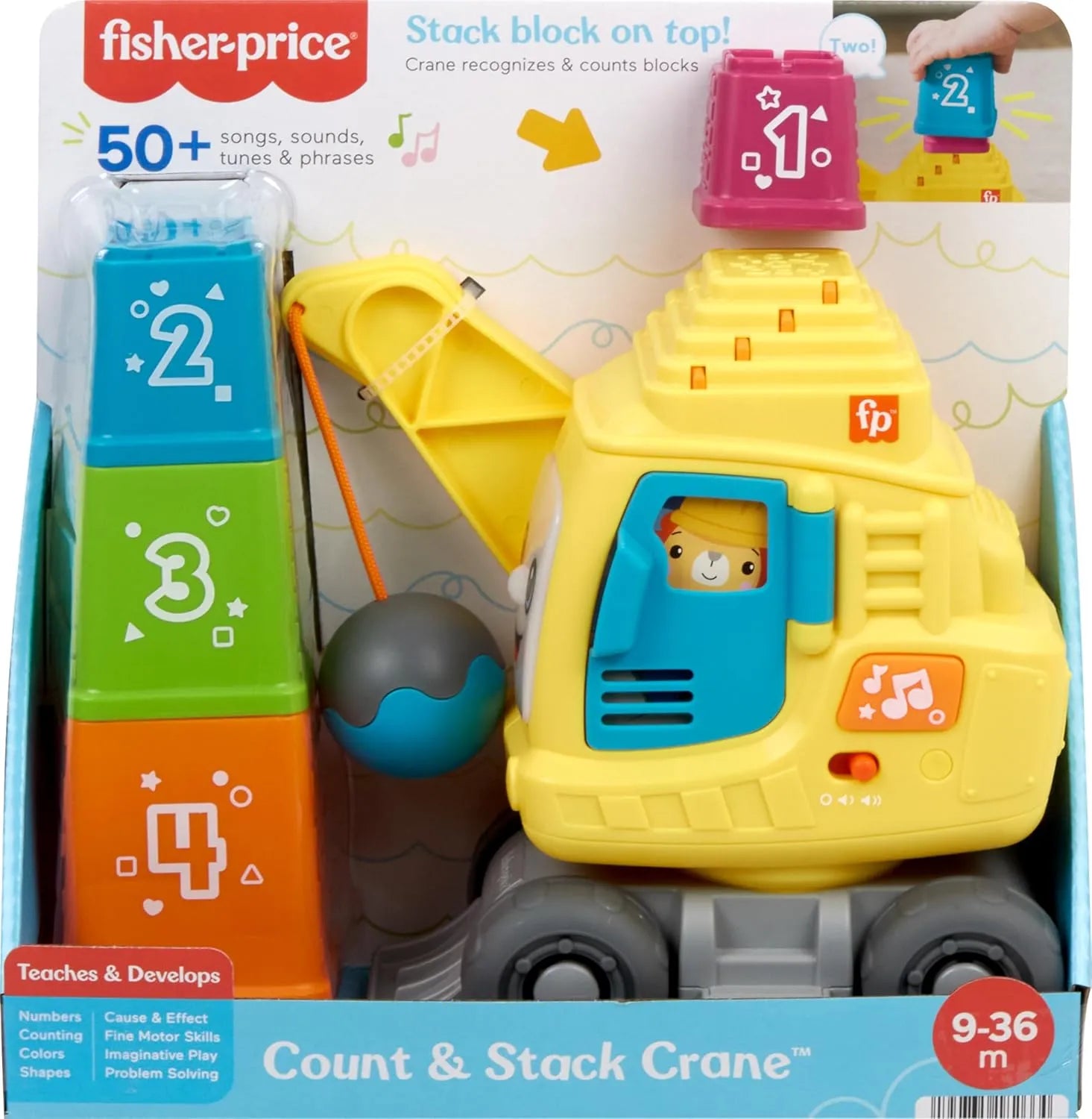 Fisher Price Count & Stack Crane