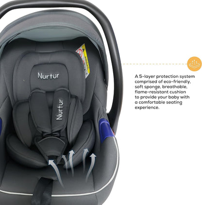 Nurtur Nemo Baby Carrier Adjustable With Canopy/Handle (0-12m+)