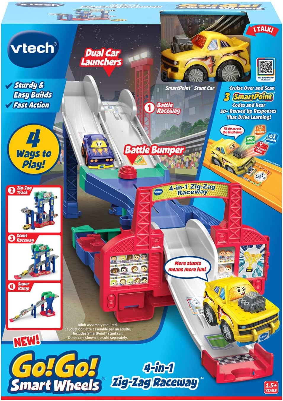 Toot-Toot Drivers 4 In 1 Raceway