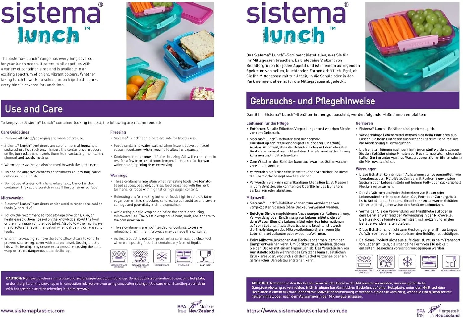 Sistema Snack Attack Duo (975ml)