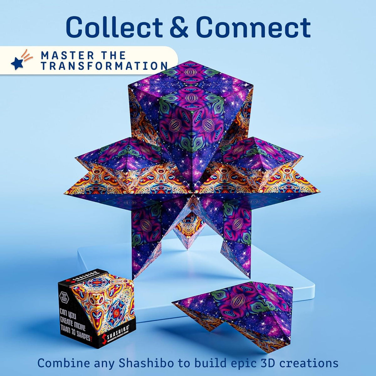 Shashibo Spaced Out Magnetic Puzzle Cube