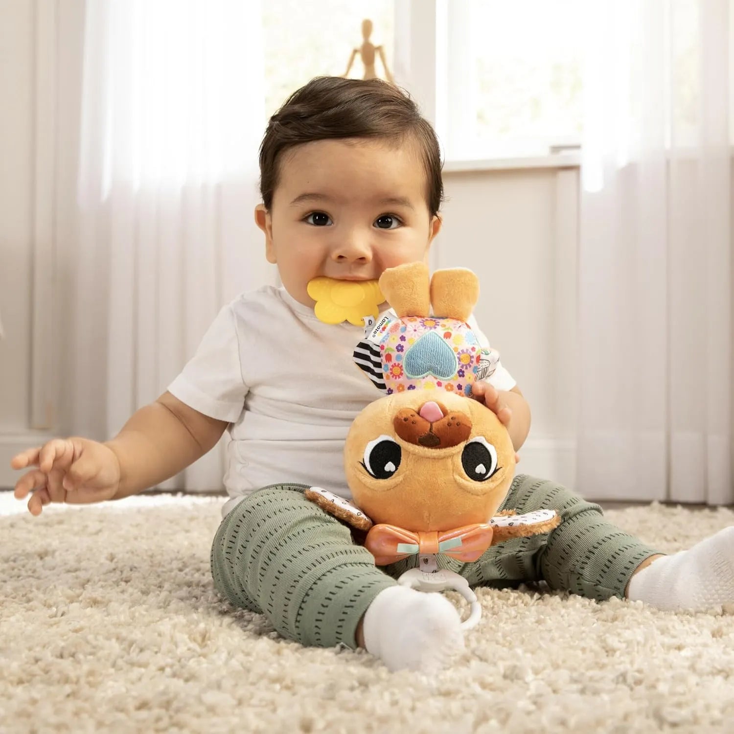 Lamaze Lovey The Pug Clip & Go