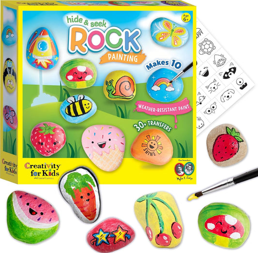 Creativity for Kids Hide & Seek Rock Painting Kit