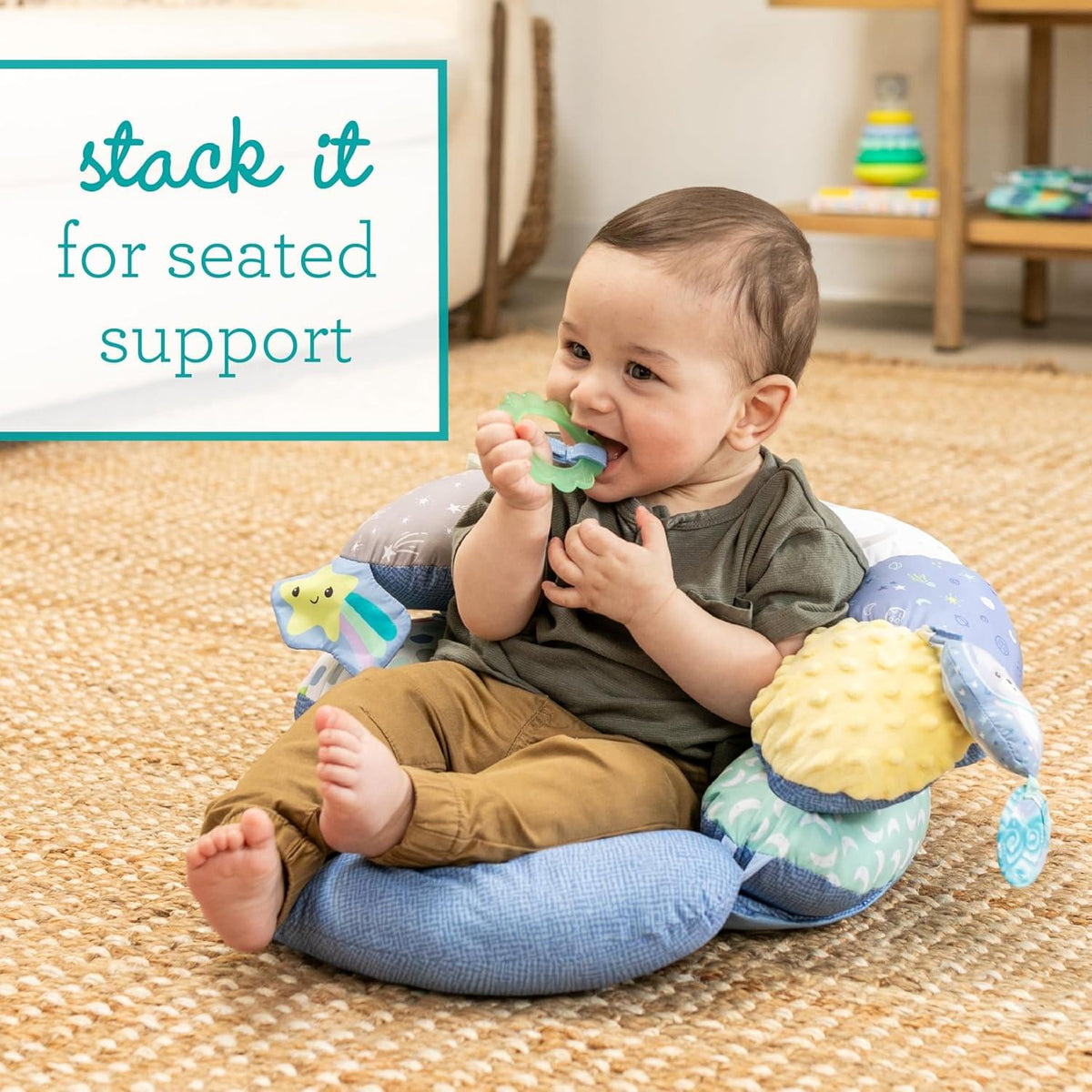 Infantino 2 In 1 Tummy Time & Seated Support