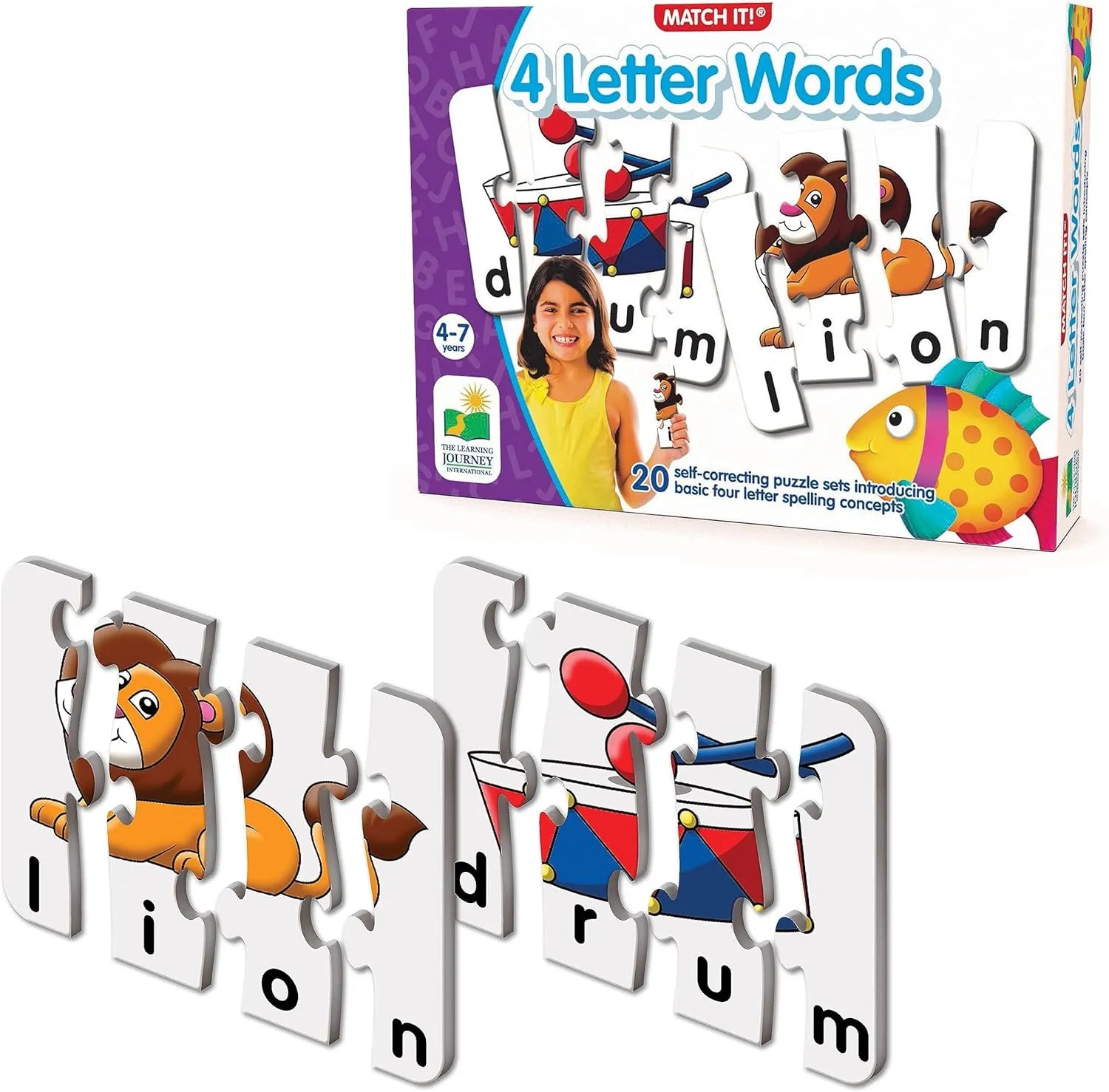 The Learning Journey Match It! Letter Words