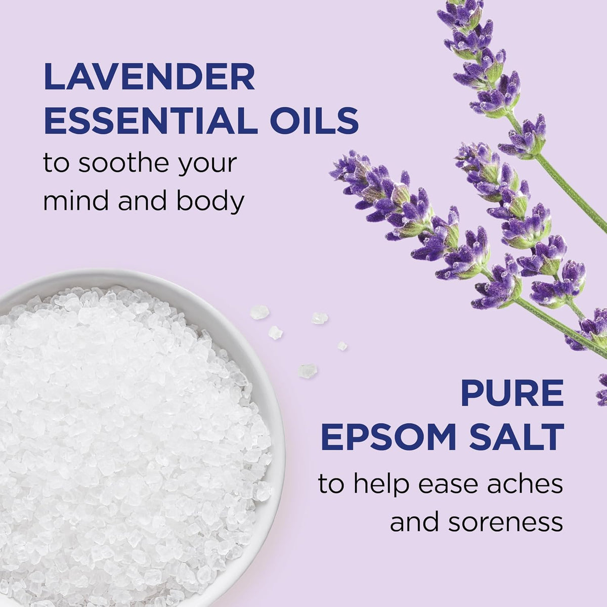Dr. Teal's Epsom Bath Salt Lavander (1.36kg) 