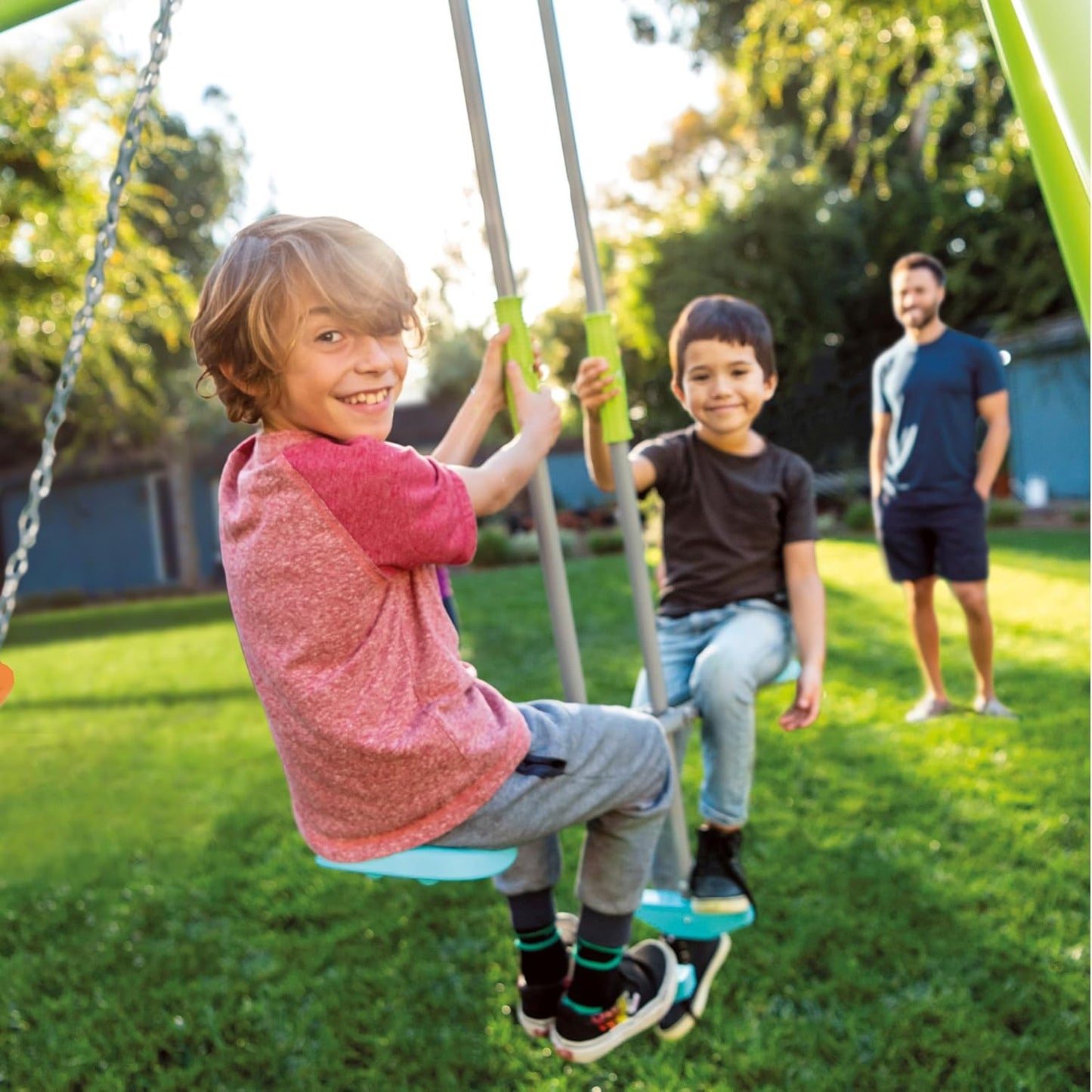 Intex Swing & Glide 3 Features Set (148D x 148W x 120H).