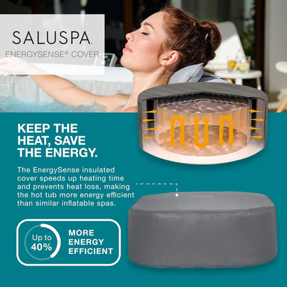 Bestway Lay-Z Spa Hollywood Luxe Air Jet 6 Marble Square (71"x71"x26"/1.80mx1.80mx66 Cm)