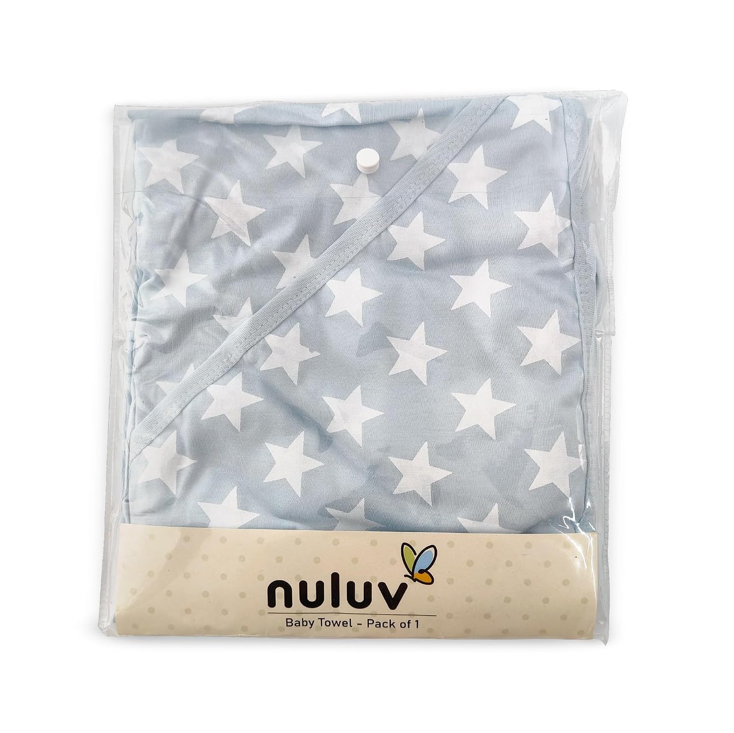 Nuluv Printed Quick Dry Super Absorbent Baby Towel (Boy)