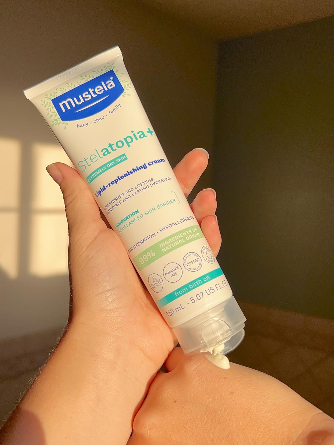 Mustela Stelatopia+ Lipid-Replenishing Cream, 150ml