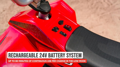 Razor Dirt Quad Red 13Km/Hr, Quad Bike (8 Years Old+)