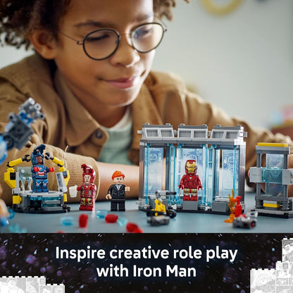 LEGO Marvel Iron Man’s Laboratory: Hall of Armor – 384 Pcs