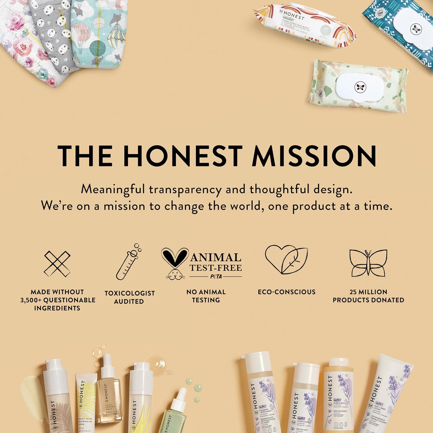 The Honest Company New Mama Care Essentials Gift Set with Reusable Pouch