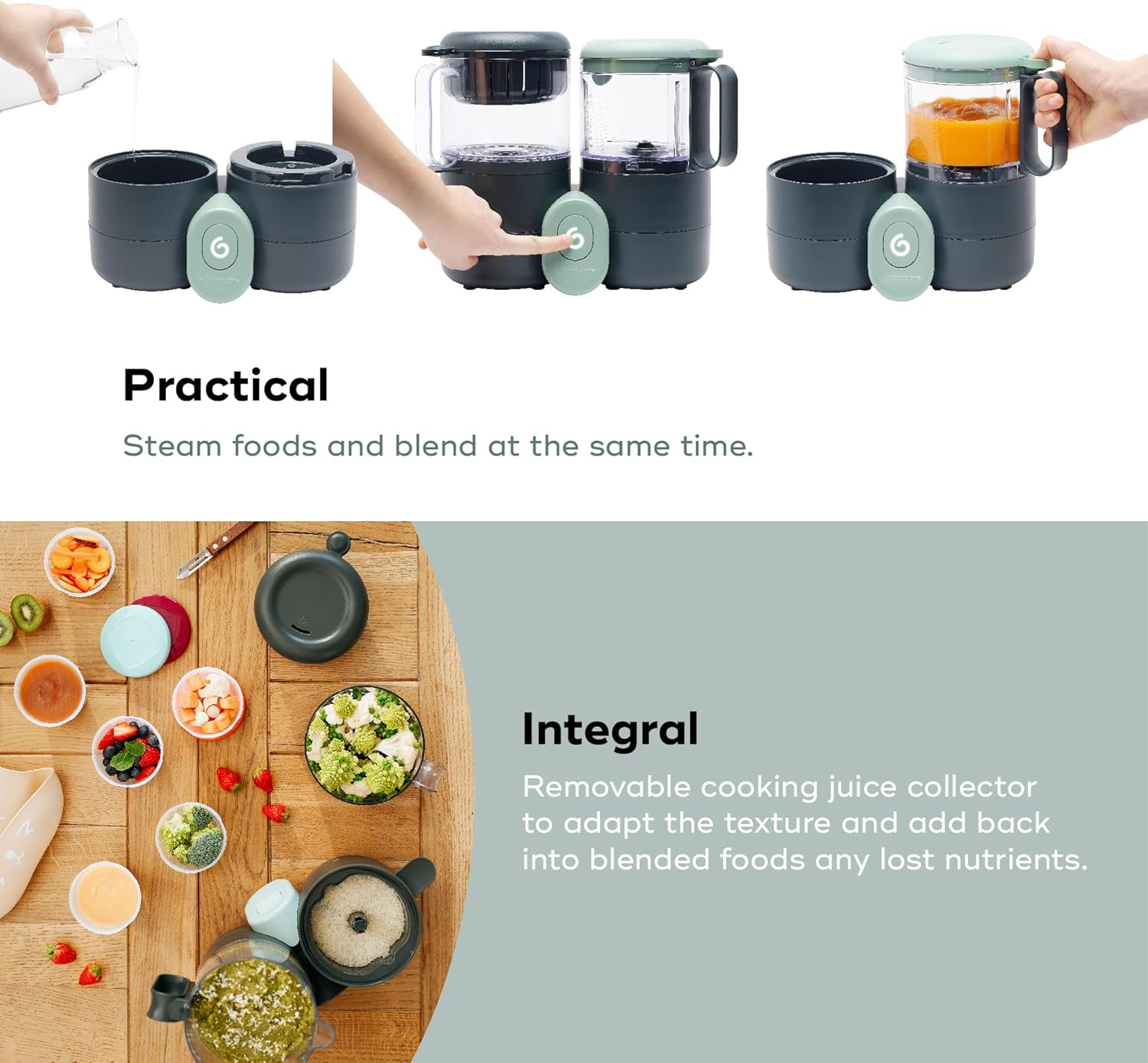 Babymoov Nutribaby One 4-in-1 Baby Food Maker