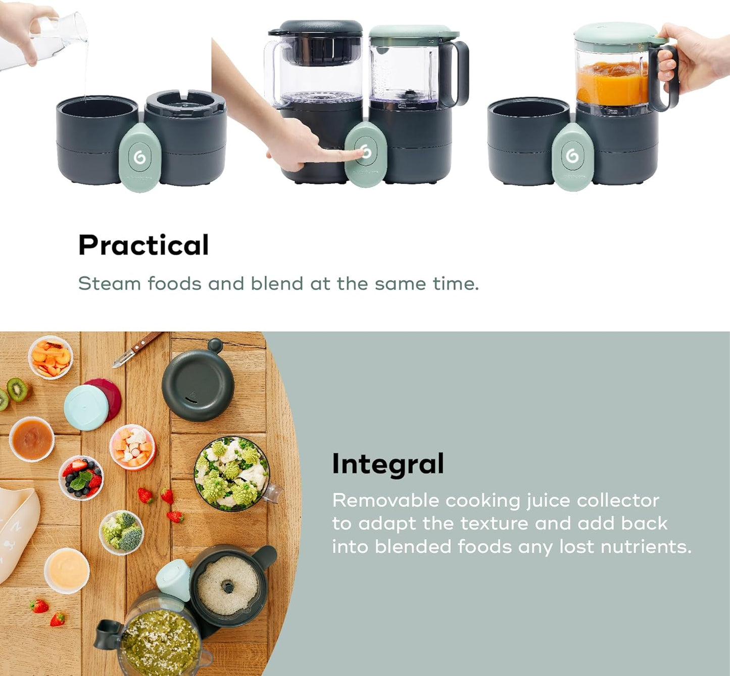 Babymoov Nutribaby One 4-in-1 Baby Food Maker