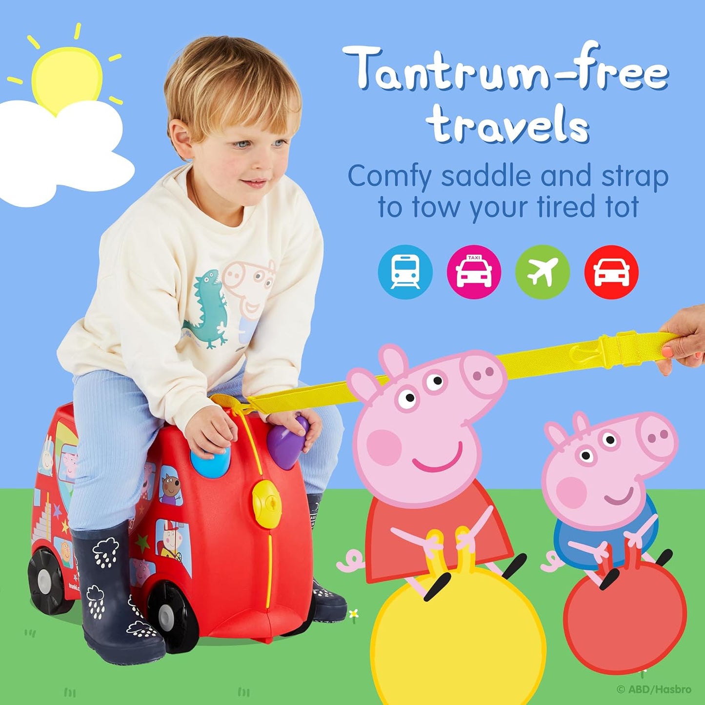 Trunki Ride On Kids Suitcase (Licensed Peppa Pig)