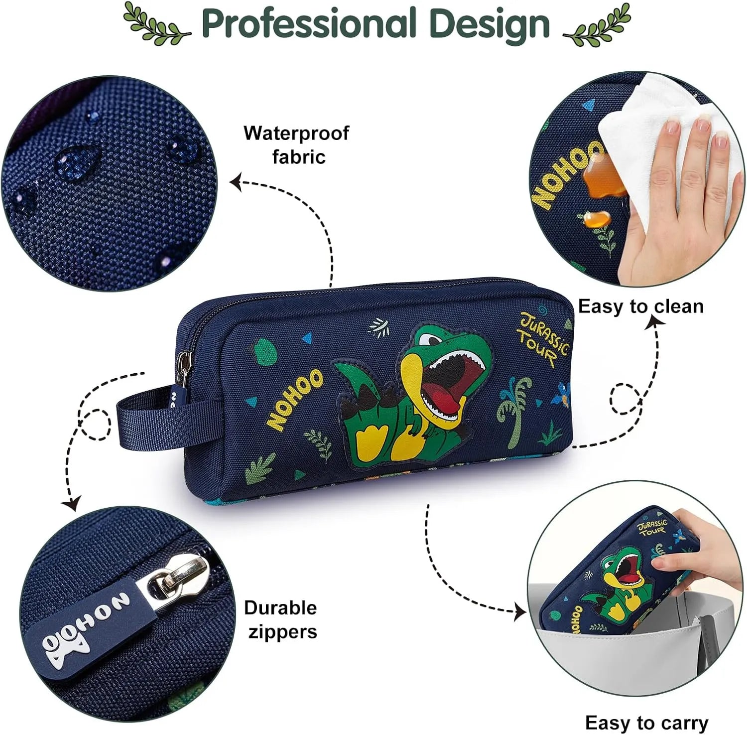 Nohoo Kids Pencil Case Color Bag
