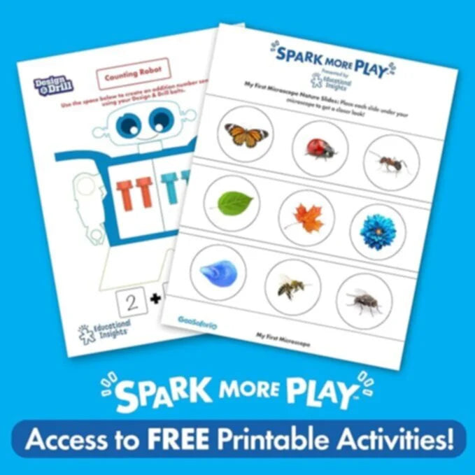Learning Resources - GeoSafari Jr. My First Microscope for Kids 3+