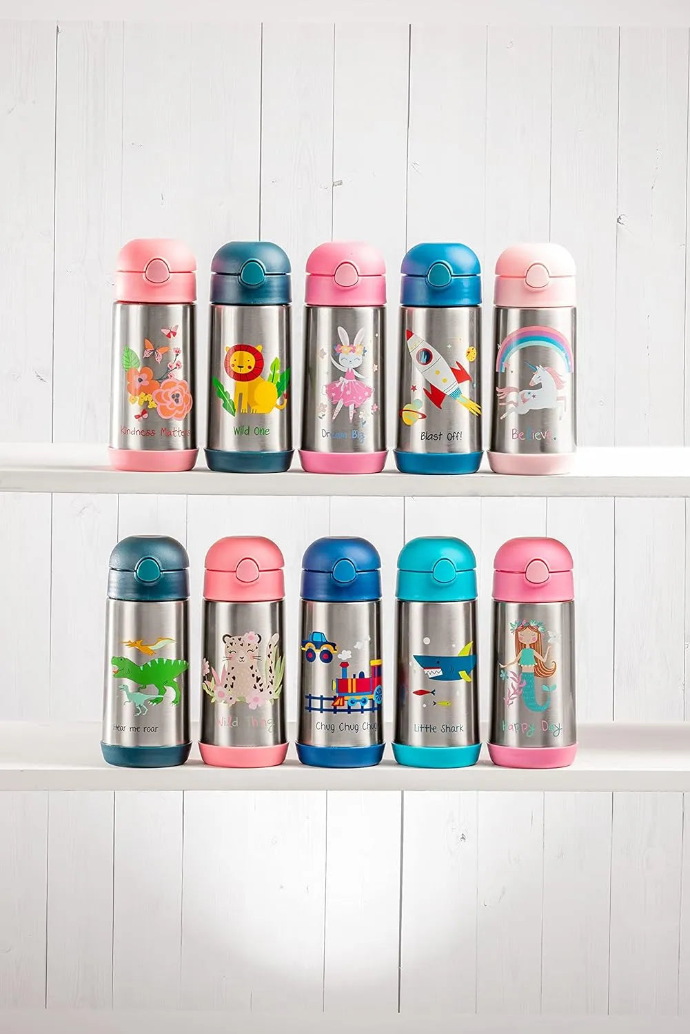Stephen Joseph Insulated Double Wall Stainless Steel Bottle (350ml)
