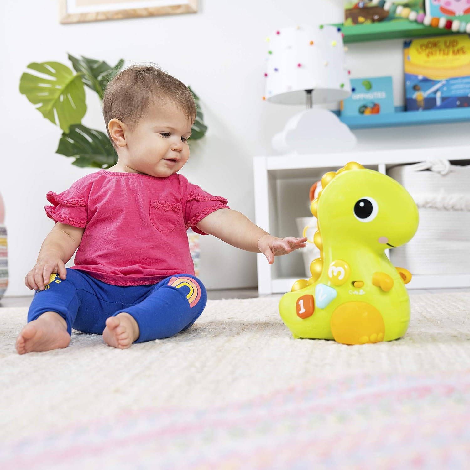 Bright Starts  Go, Go, Dino Crawl & Count Toy