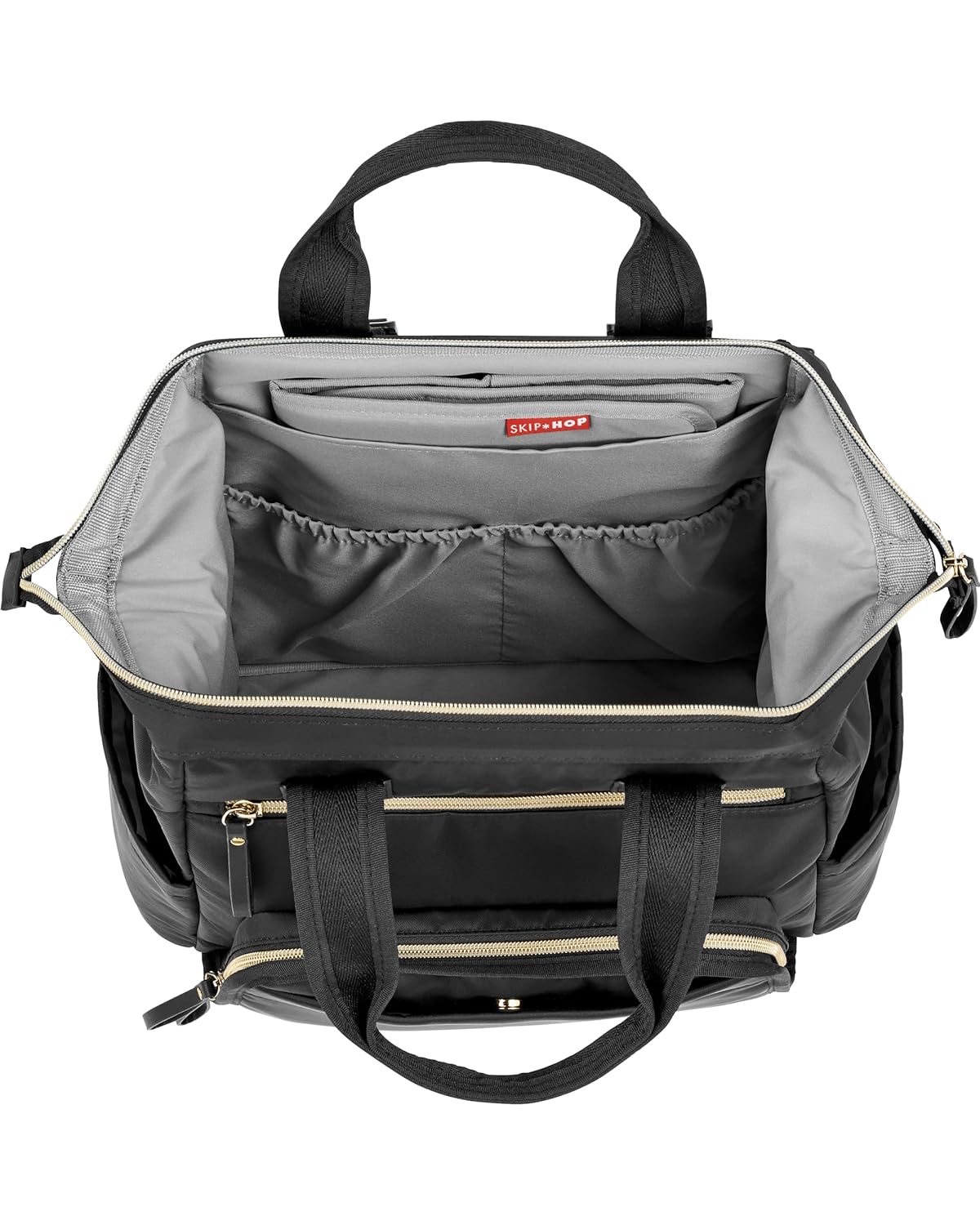 Skip Hop Diaper Bag Backpack, Mainframe Large Capacity, Black