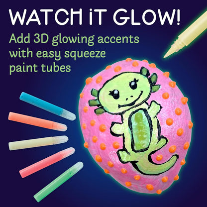 Creativity for Kids Glow in the Dark Rock Painting Kit