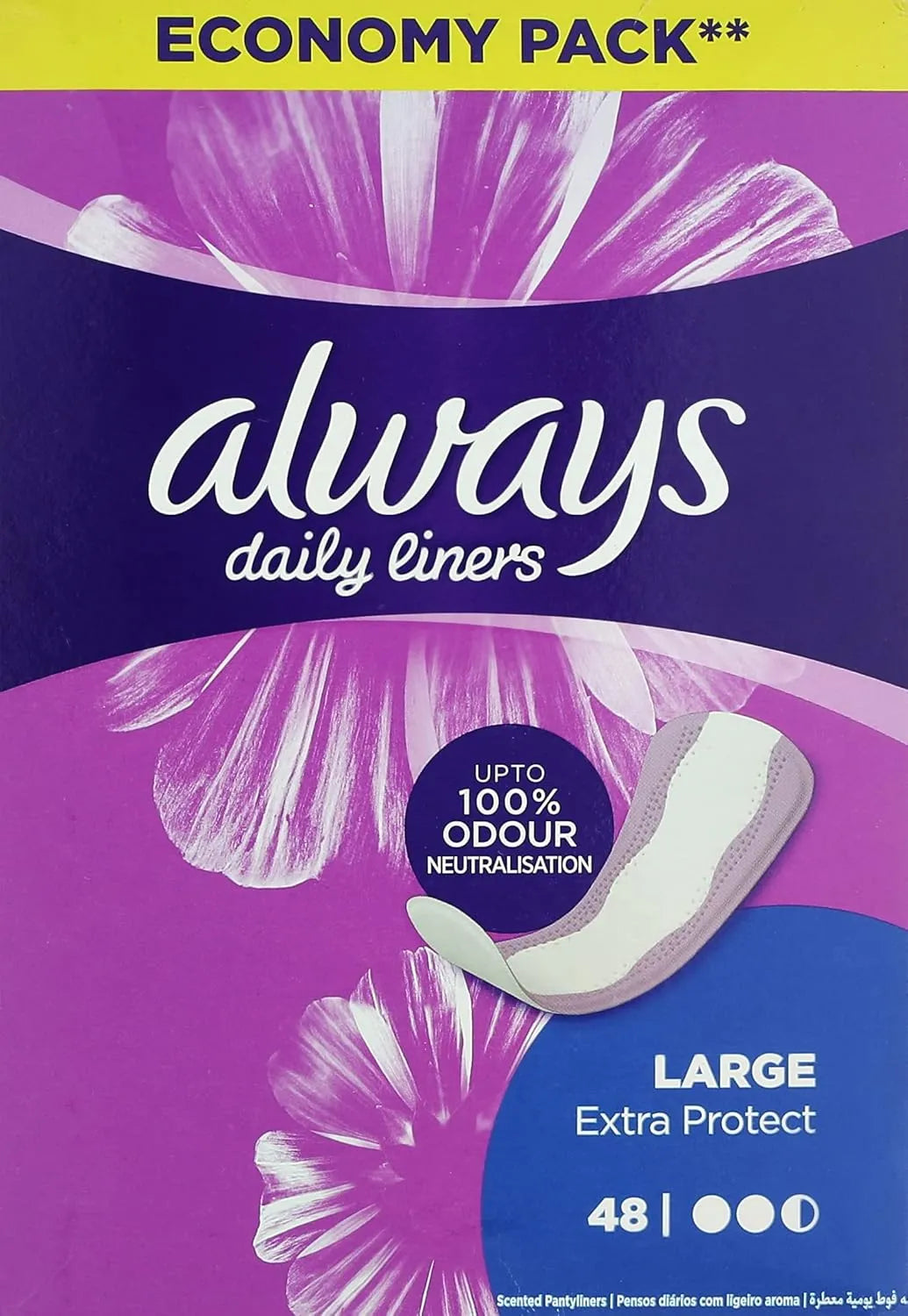 Always Daily Liners Large (5x48)
