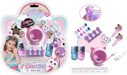 Pecoware Glow In The Dark Creative Nail Set