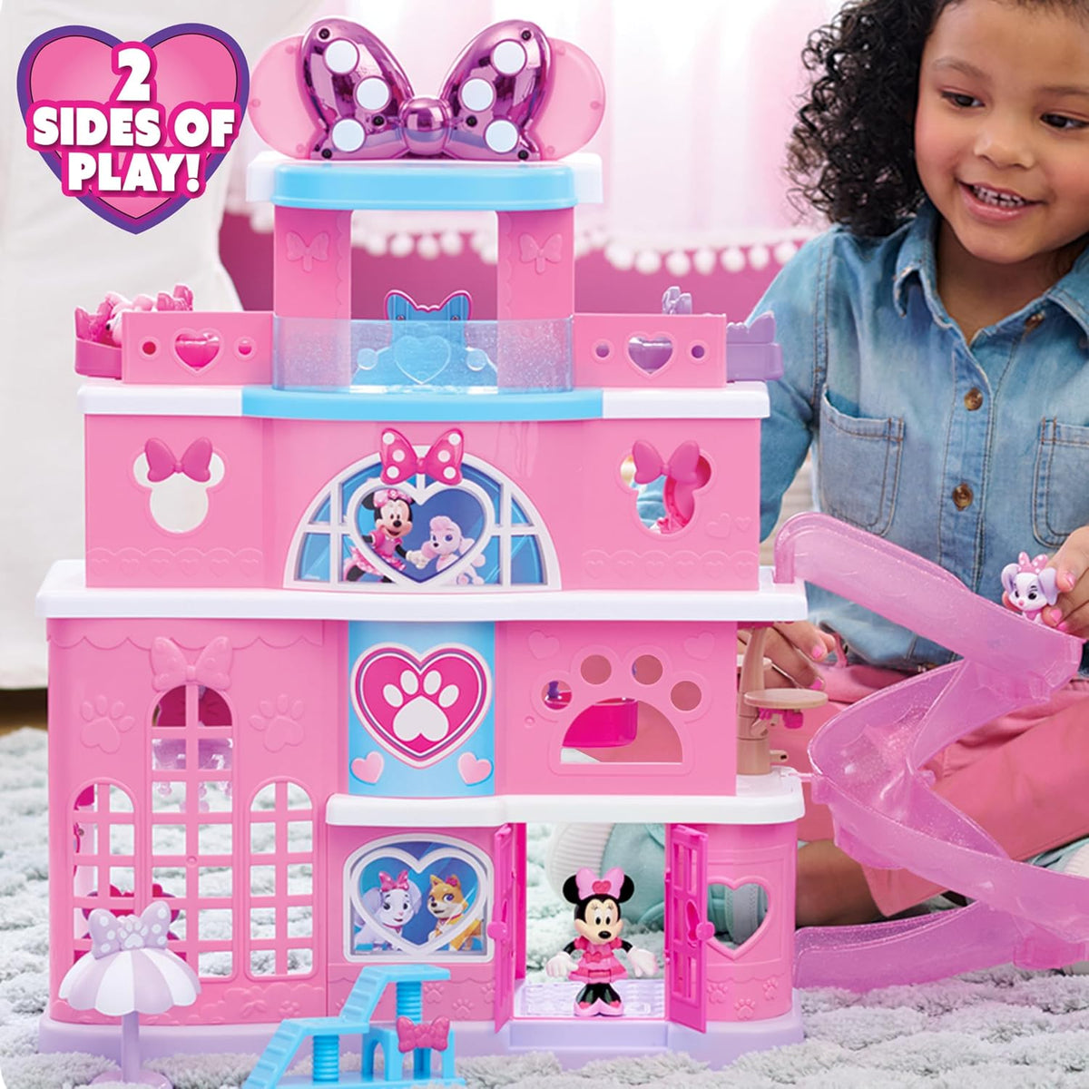 Disney Junior Minnie Mouse - Pet Hotel Playset - 23-Piece Set