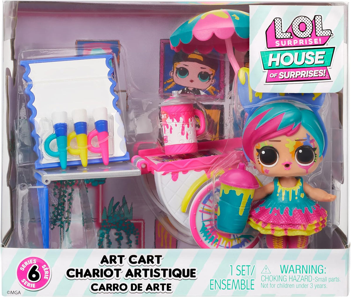 L.O.L. Surprise! Beauty Booth Playset with Exclusive Doll – 8 Surprises