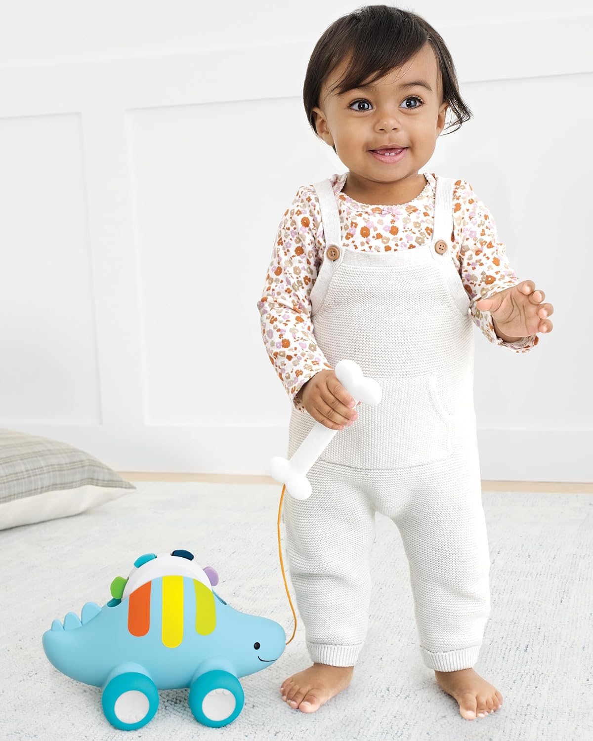 Skip Hop Explore & More 3 In 1 Baby Musical Pull Toy Dinosaur Multi Color