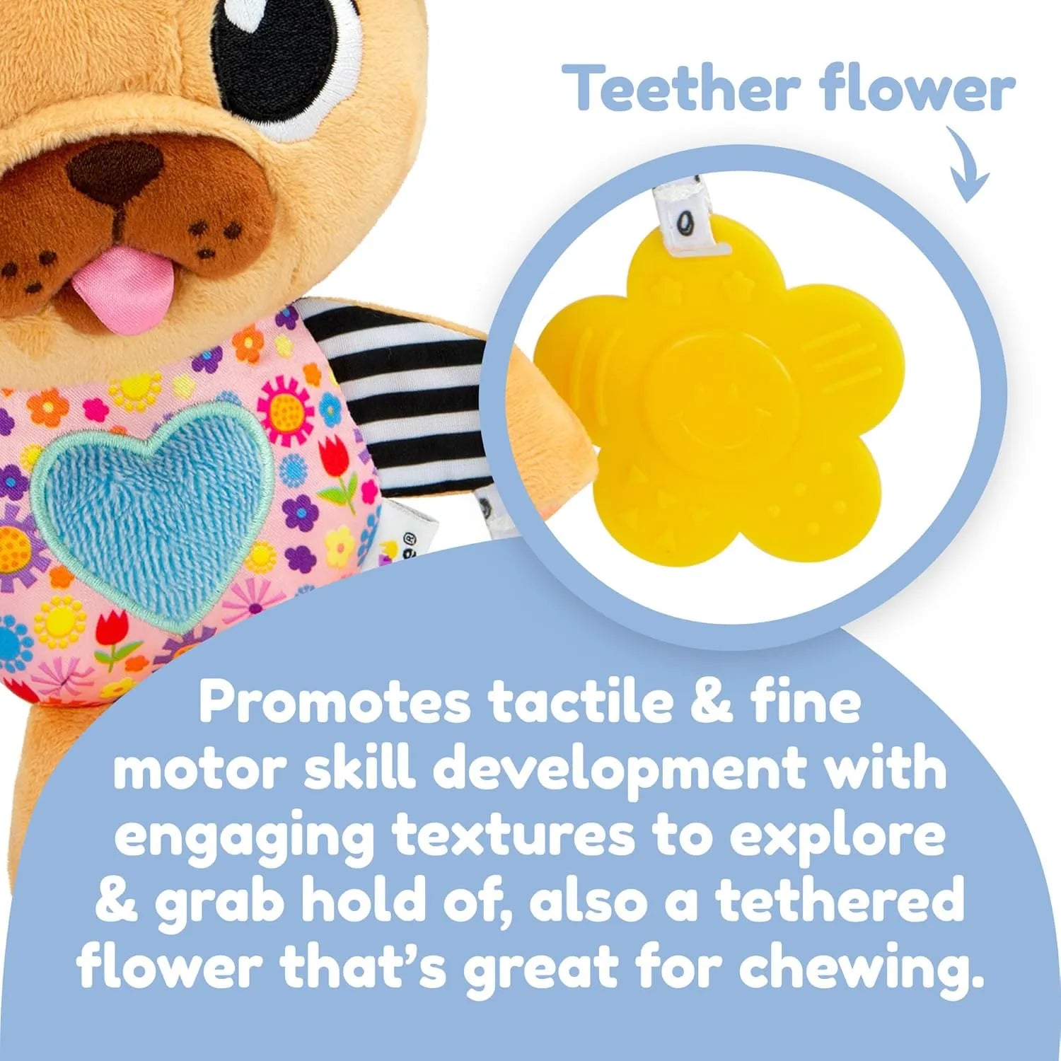 Lamaze Lovey The Pug Clip & Go