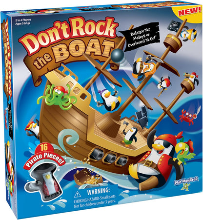 Play Monster - Don't Rock the Boat Pirate Ship Balancing Board Game