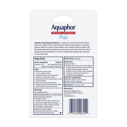 Aquaphor Baby Healing Ointment Advanced Therapy Skin Protectant - Pack of 2