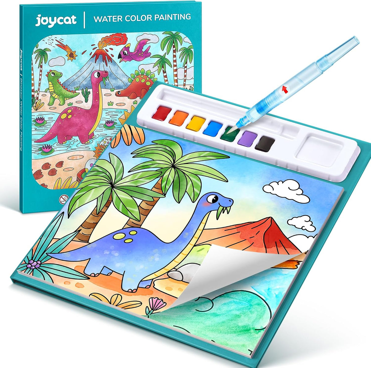 JoyCat Paint with Water Coloring Book for Toddlers – Dinosaurs