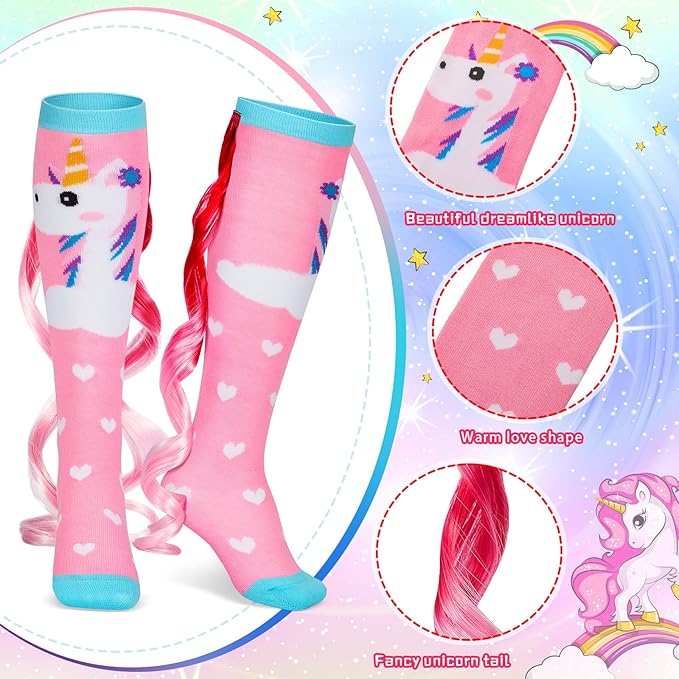 Tarpop Unicorn Socks for Woman 2 Pairs