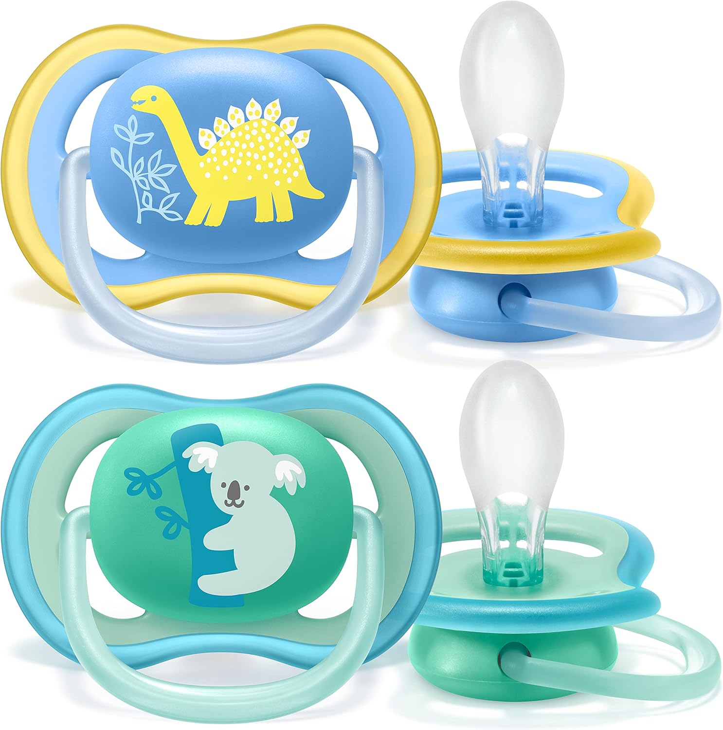 Philips Avent Ultra Air Soother, 18+ Months, Deco Mixed, 2pcs