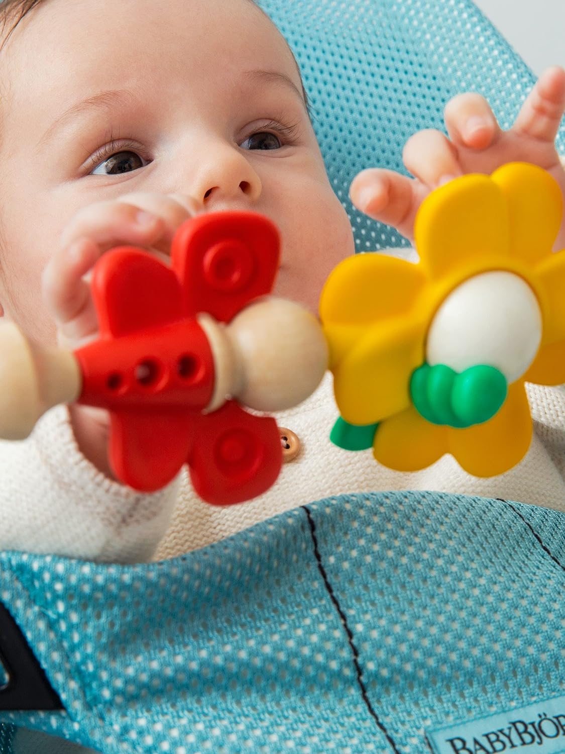 BabyBjorn Toy for Bouncer, Flying Friends Multi