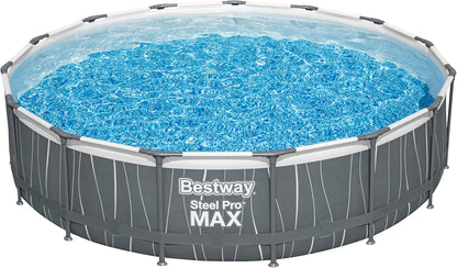 Bestway Steel Pro Max Led Round Pool Set (15' x 42"/4.57m x 1.07m)