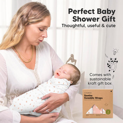 Keababies Soothe Swaddle Wrap (Butterflies) - Pack of 3